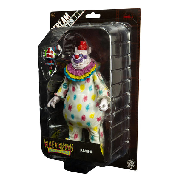 Killer Klowns from Outer Space Fatso 8" Collector's Action Figure Collectible Toy in packaging side view