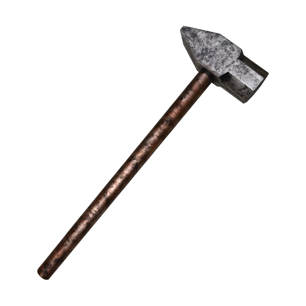 The Texas Chainsaw Massacre Sledgehammer Costume Prop Weapon of a screen-accurate, painted rust details replica pf Leatherface's sledgehammer