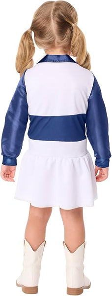 Toddler Girls Deluxe Dallas Cowboys Cheerleader Costume Dress