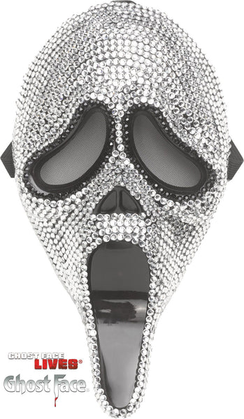 Womens Deluxe Scream Bling Ghost Face Costume Dress