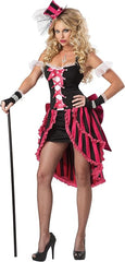 Womens Parisian Showgirl Costume Dress