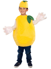 Kids Unisex Zesty Lemon Costume