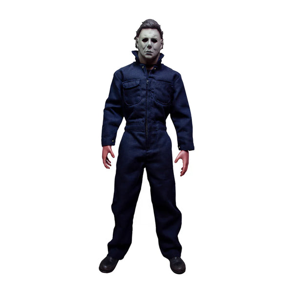 Halloween 1978 Michael Myers 12-inch action figure horror collectible in navy blue coveralls and wearing white mask