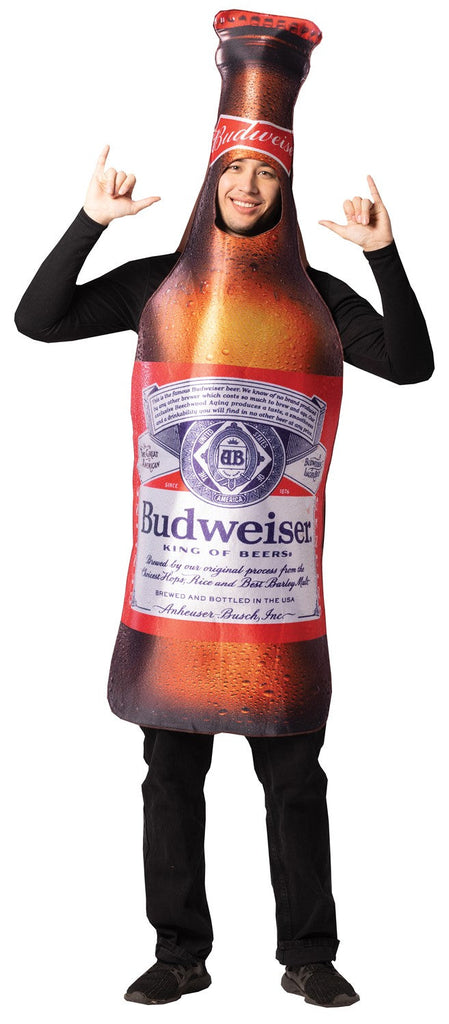 Adults Anheuser-Busch Budweiser Beer Bottle Costume