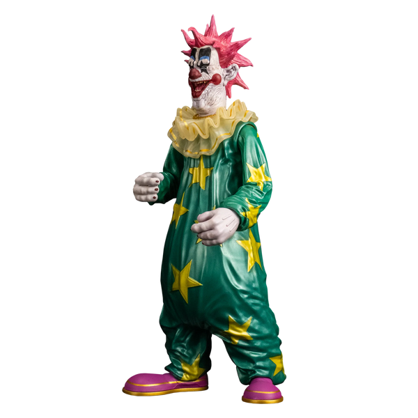 Killer Klowns from Outerspace Spikey 8" Collector's Action Figure Collectible Toy in green clown suit side view