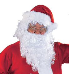 Coffret économique barbe et perruque de Père Noël pour adultes