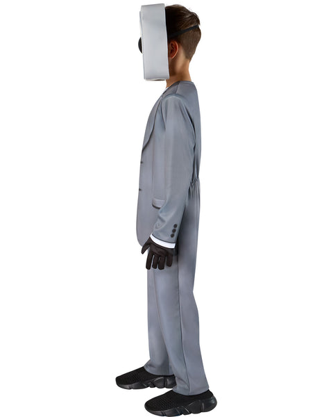 Kids Skibidi Toilet Speakerman Costume