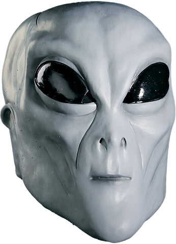 Masque de costume en latex Alien gris