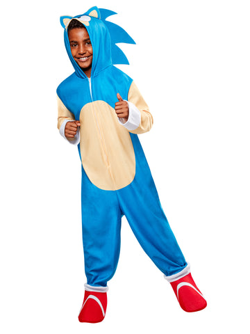 Combinaison Sonic surdimensionnée pour garçon