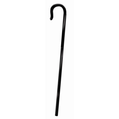 Black Cane Shepards Hook Costume Prop