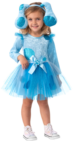 Vestido con tutú azul de las pistas de Blue y tú para niñas