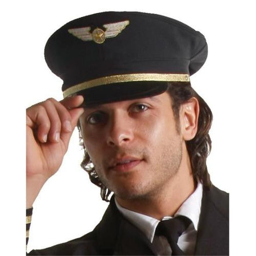 Navy Blue Pilot Hat - HalloweenCostumes4U.com - Costume Props & Accessories
