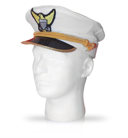 Navy Admiral Hat - Dress Up America Costumes & Accessories - HalloweenCostumes4U.com - Accessories