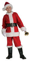 Costume de Père Noël en flanelle pour enfants