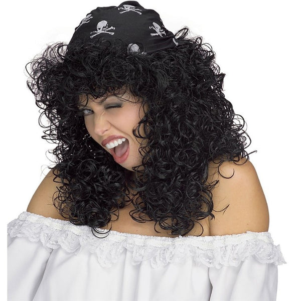 Pirate Queen Wig - Various Colors - HalloweenCostumes4U.com - Costume Props & Accessories
