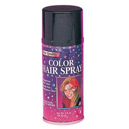 Flourescent Colored Hair Spray - Various Colors - HalloweenCostumes4U.com - Accessories - 2