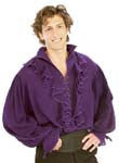 Purple Mens Pirate Shirt - Rubies Costumes & Accessories - HalloweenCostumes4U.com - Adult Costumes
