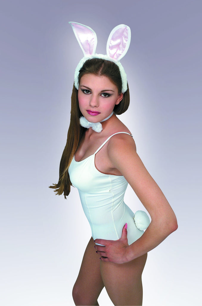 White Bunny Costume Accesory Kit