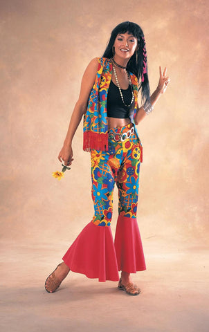 Womens Flower Power Hippie Costume - Rubies Costumes & Accessories - HalloweenCostumes4U.com - Adult Costumes