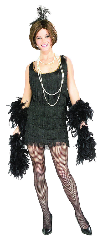 Womens/Teens Black Chicago Flapper Costume - Rubies Costumes & Accessories - HalloweenCostumes4U.com - Adult Costumes