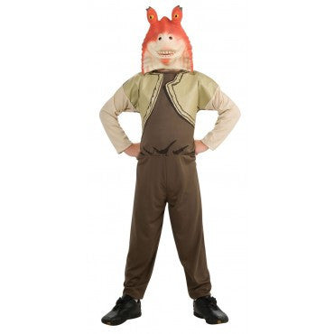 Boys Star Wars Jar Jar Binks Costume - Rubies Costumes & Accessories - HalloweenCostumes4U.com - Kids Costumes