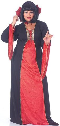 Womens Plus Size Gothic Vampiress Costume - Rubies Costumes & Accessories - HalloweenCostumes4U.com - Adult Costumes