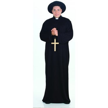 Mens Plus Size Priest Costume - Rubies Costumes & Accessories - HalloweenCostumes4U.com - Adult Costumes