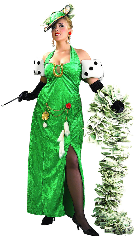 Womens Plus Size Lady Luck Costumes - Rubies Costumes & Accessories - HalloweenCostumes4U.com - Adult Costumes