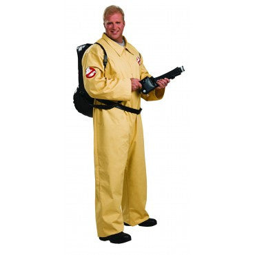 Mens Plus Size Deluxe Ghostbuster Costume - Rubies Costumes & Accessories - HalloweenCostumes4U.com - Adult Costumes