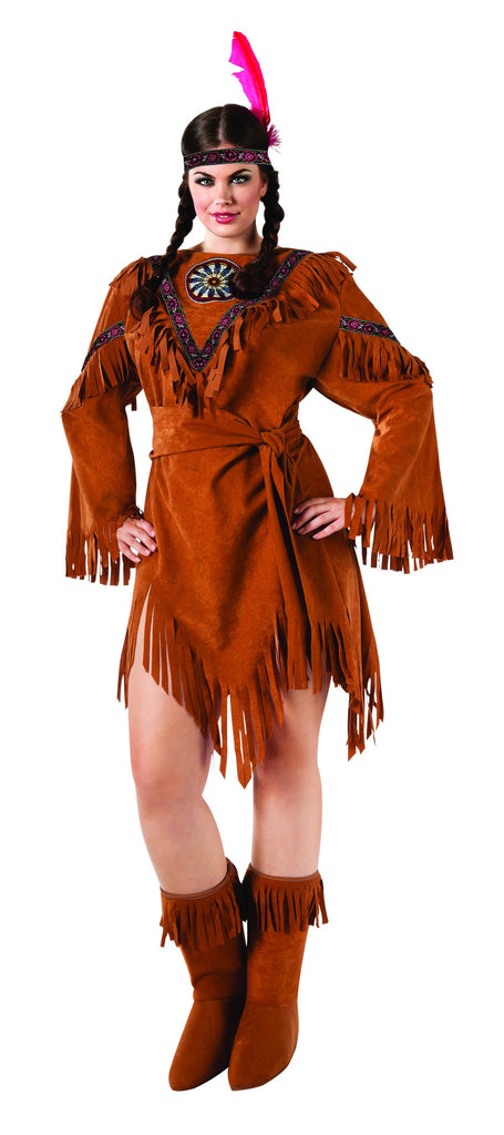 Womens Plus Size Native American Costume - Rubies Costumes & Accessories - HalloweenCostumes4U.com - Adult Costumes