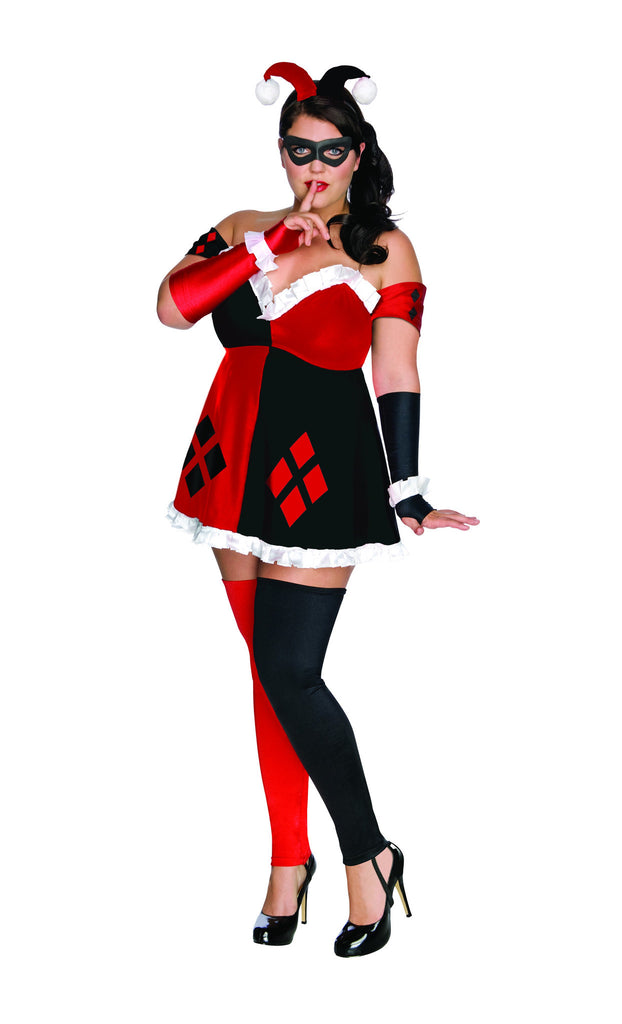 Womens Batman Plus Size Harley Quinn Costume - Rubies Costumes & Accessories - HalloweenCostumes4U.com - Adult Costumes