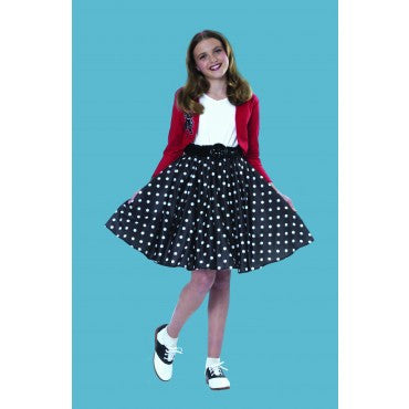 Girls Polka Dot Rocker Costume - Rubies Costumes & Accessories - HalloweenCostumes4U.com - Kids Costumes