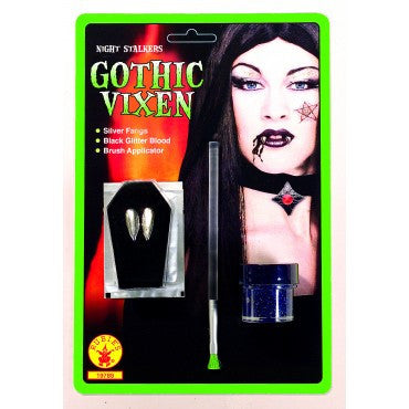 Goth Blood and Fangs Makeup Set - HalloweenCostumes4U.com - Accessories