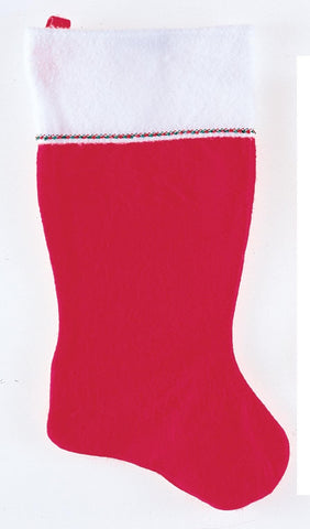 Classic Red Felt Stocking - Various Sizes