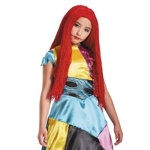 Kids Nightmare Before Christmas Sally Wig Costume Accessory