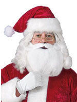 Santa Hat with Beard, Wig & Glasses - Rubies Costumes & Accessories - HalloweenCostumes4U.com - Accessories