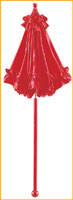 Deluxe Satin Parasol - Various Colors - Rubies Costumes & Accessories - HalloweenCostumes4U.com - Accessories