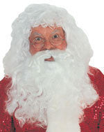 Santa Beard & Wig Set - HalloweenCostumes4U.com - Accessories