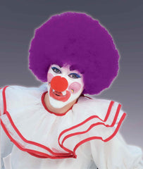 Pelucas de disfraz Pelucas de payaso Peluca afro morada