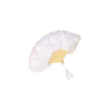White Marabou Feather Fan - Rubies Costumes & Accessories - HalloweenCostumes4U.com - Accessories