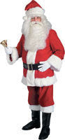 Super Deluxe Velvet Santa Suit - Rubies Costumes & Accessories - HalloweenCostumes4U.com - Adult Costumes
