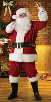Mens Plush Santa Suit - Rubies Costumes & Accessories - HalloweenCostumes4U.com - Adult Costumes
