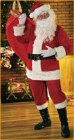 Mens Velour Santa Suit - Rubies Costumes & Accessories - HalloweenCostumes4U.com - Adult Costumes