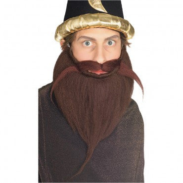 Brown Beard and Mustache Set - HalloweenCostumes4U.com - Accessories