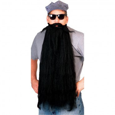 Long Beard & Mustache Set - Various Colors - Rubies Costumes & Accessories - HalloweenCostumes4U.com - Accessories