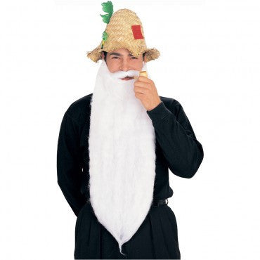 Long Beard & Mustache Set - Various Colors - HalloweenCostumes4U.com - Costume Props & Accessories