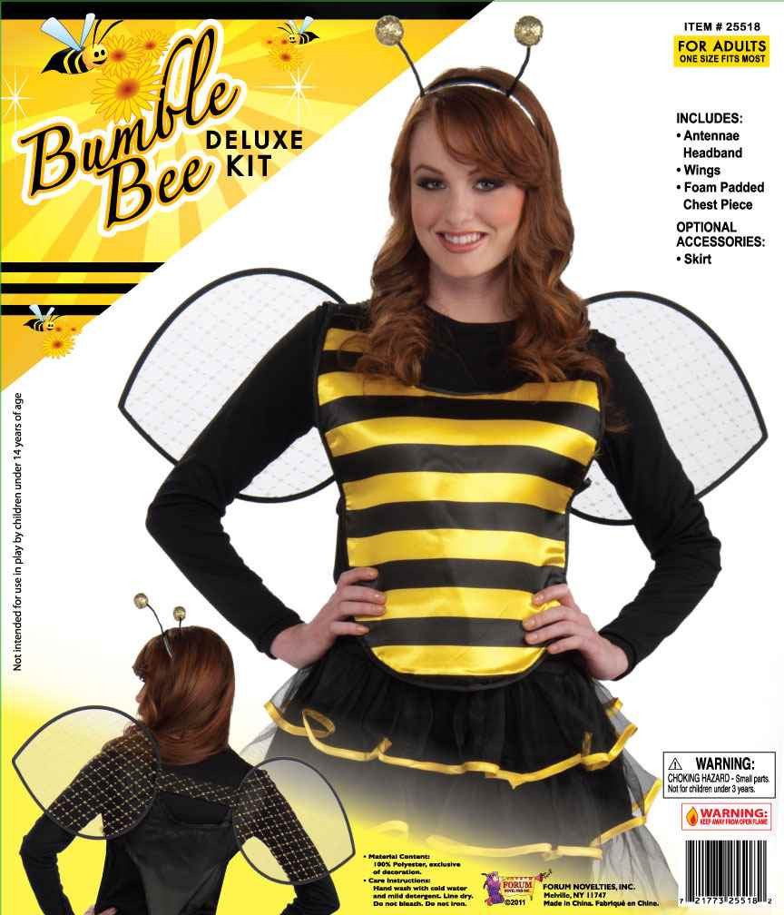 Costume Kits Bee Halloween Costume Kit Adult - Halloween Costumes