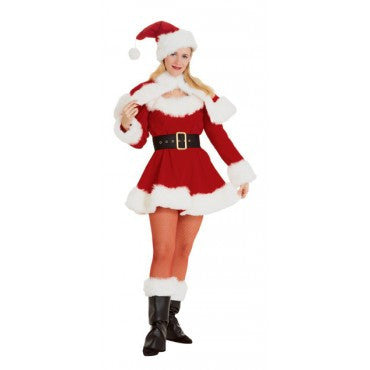 Womens Velvet Miss Santa Costume - Rubies Costumes & Accessories - HalloweenCostumes4U.com - Adult Costumes
