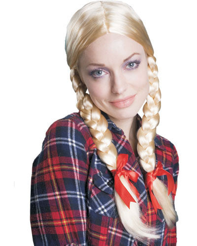 Blonde Braided Ponytail Wig - Dress Up America Costumes & Accessories - HalloweenCostumes4U.com - Accessories