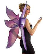Purple and Silver Fairy Wings - Rubies Costumes & Accessories - HalloweenCostumes4U.com - Accessories